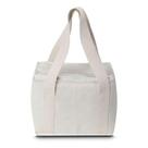 Bolsa Térmica Em Algodão Branca Com Bolso Frontal