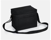 Bolsa Térmica em Poliéster Preta 600D/PVC Preta 4 Litros - SO MARCAS