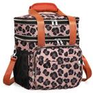 Bolsa Térmica Expandible GLENKEY Doble Piso 16L Leopardo
