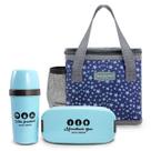 Bolsa Térmica Feminina Lanche + Marmita + Garrafa: 3 Peças