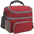 Bolsa Térmica FlowFly para Almuerzo con Doble Capa, Aislada, Roja