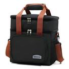 Bolsa Térmica Grande Cooler Gelado Com Alça Cor Preta
