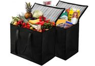Bolsa térmica isolada e aquecedor de alimentos NZ home XL Plus Black