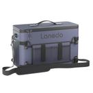 Bolsa térmica Lanedo dobrável com face macia de 34 latas (cinza) Bolsa térmica Lanedo dobrável com face macia de 34 latas (cinza)