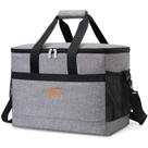 Bolsa térmica Lifewit 30L/50 latas dobráveis isoladas cinza