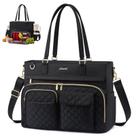 Bolsa térmica LOVEVOOK para almoço com compartimento para notebook de 15,6"