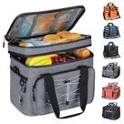 Bolsa térmica Maelstrom Soft Dobrável 27L 30 latas cinza