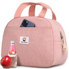 Bolsa Térmica para Almuerzo CaCTOUR para Mujer en Pana Rosa