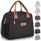Bolsa Térmica para Almuerzo HOMESPON para Mujeres, Hombres y Adultos en Color Negro