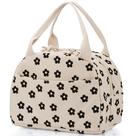 Bolsa Térmica para Almuerzo TESAFNG Reutilizable de Pana Negra
