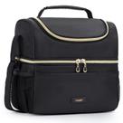 Bolsa Térmica para Almuerzo TOURIT con Doble Compartimento 9L Negra Bolsa Térmica para Almuerzo TOURIT con Doble Compartimento 9L Negra