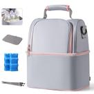 Bolsa Térmica para Leite Materno NCVI - Com 2 Bolsas de Gelo para 6 Garrafas