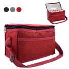 Bolsa Térmica Porta Marmita Lanche Bebida Com Bolso Frontal Para Talheres E Alça Regulável