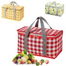 Bolsa Térmica Portátil 12L Dobrável Cooler Cesta Impermeável Viagem Camping Piquenique Compras Eco Reutilizável
