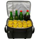 Bolsa Térmica Preta Grande 30 Litros Resistente para Praia Camping Pesca Bebidas Garrafas Lanches