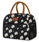 Bolsa Térmica Reutilizable Coobiiya para Almuerzo 10L Negra con Diseño Daisy Bolsa Térmica Reutilizable Coobiiya para Almuerzo 10L Negra con Diseño Daisy