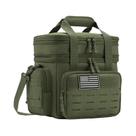 Bolsa Térmica Tática Isolada De 18L Para Homens, Caixa De Almoço Térmica Expansível E À Prova De