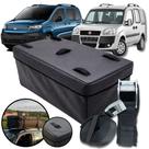 Bolsa Teto Maleiro Impermeável 180L + Cinta Premium Doblo