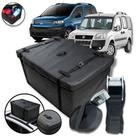 Bolsa Teto Maleiro Impermeável 370L+Cinta Premium Fiat Doblo