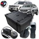 Bolsa Teto Maleiro Impermeável 370L + Cinta Premium Santa fe