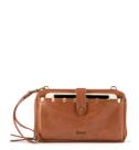 Bolsa The Sak Iris Smartphone Crossbody em couro de tabaco