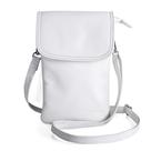 Bolsa tipo carteira tiracolo befen branca de couro genuíno para mulheres Bolsa tipo carteira tiracolo befen branca de couro genuíno para mulheres