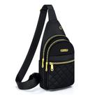 Bolsa tipo estilingue Aisijimo pequena para mulheres e homens, casual, tiracolo, nylon