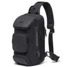 Bolsa tipo estilingue BANGE, mochila tiracolo masculina impermeável, bolsas de ombro masculinas, mochila tiracolo para homens