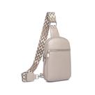 Bolsa tipo estilingue DIOMO Anti Theft Small para mulheres, material vegano, cinza