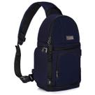 Bolsa tipo estilingue para câmera MOSISO DSLR/SLR/Mirrorless azul marinho