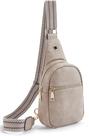 Bolsa tipo estilingue Telena Small Leather Crossbody para mulheres