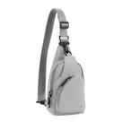 Bolsa tipo estilingue WESTBRONCO pequena para mulheres, tiracolo de nylon, cinza