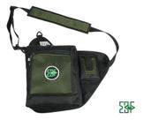 Bolsa tipo pochete pesca ebf pratika c/ 4 bolsos e porta alicate - preta