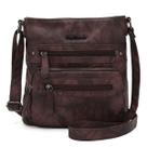 Bolsa tiracolo Angel Barcelo Crossover Coffee Leather Feminina