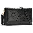 Bolsa tiracolo APHISON multifuncional pequena em material vegano preto
