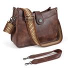 Bolsa tiracolo APHISON Trendy Vegan Leather Coffee para mulheres