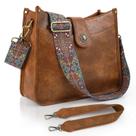 Bolsa tiracolo APHISON Trendy Vegan Leather Hobo para mulheres