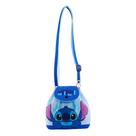 Bolsa Tiracolo Azul Rosto Stitch 16x8x17cm - Disney Bolsa Tiracolo Azul Rosto Stitch 16x8x17cm - Disney