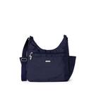Bolsa tiracolo Baggallini Essential Hobo RFID feminina preta