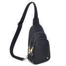 Bolsa tiracolo, bolsas de couro INICAT, bolsa de peito, preta Bolsa tiracolo, bolsas de couro INICAT, bolsa de peito, preta