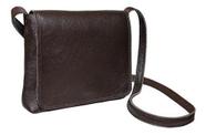 Bolsa Tiracolo Carteiro Feminina De Couro Tamanho Pequena