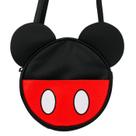 Bolsa tiracolo circular rosto cores mickey 22x6x22cm - disney