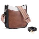 Bolsa tiracolo CLUCI Trendy Vegan Leather com duas alças para mulher