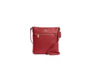 Bolsa tiracolo Coach Mini Rowan vermelha em couro 21 x 21 x 3 cm