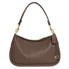 Bolsa tiracolo Coach Soft Pebble Leather Cary para mulheres