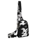 Bolsa tiracolo com estampa Montana West Cow para mulheres