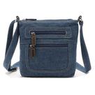 Bolsa tiracolo Dayfine Denim para mulheres e homens, tamanho pequeno