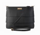 Bolsa tiracolo de Couro, com franjas