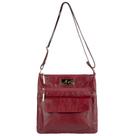 Bolsa Tiracolo de couro Karen vermelha Feminino