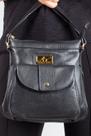 Bolsa tiracolo de couro liso Elis Bolsa tiracolo de couro liso Elis